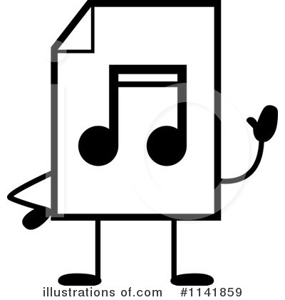 Royalty-Free (RF) Mp3 Clipart Illustration by Cory Thoman - Stock Sample #1141859