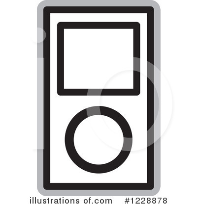 Royalty-Free (RF) Mp3 Player Clipart Illustration by Lal Perera - Stock Sample #1228878