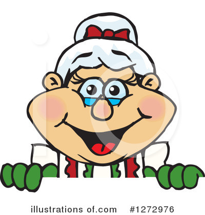 Royalty-Free (RF) Mrs Claus Clipart Illustration by Dennis Holmes Designs - Stock Sample #1272976