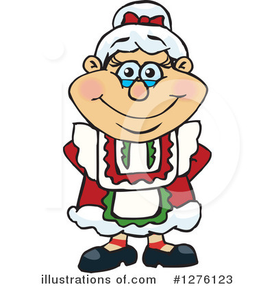 Royalty-Free (RF) Mrs Claus Clipart Illustration by Dennis Holmes Designs - Stock Sample #1276123