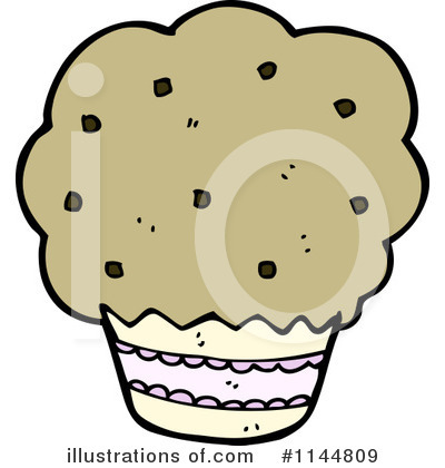 Royalty-Free (RF) Muffin Clipart Illustration by lineartestpilot - Stock Sample #1144809