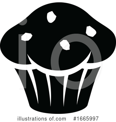 Royalty-Free (RF) Muffin Clipart Illustration by cidepix - Stock Sample #1665997