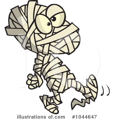 Royalty-Free (RF) Mummy Clipart Illustration by toonaday - Stock Sample #1044647