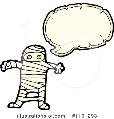 Royalty-Free (RF) Mummy Clipart Illustration by lineartestpilot - Stock Sample #1191293