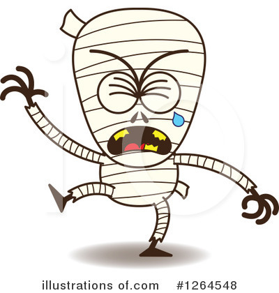 Royalty-Free (RF) Mummy Clipart Illustration by Zooco - Stock Sample #1264548