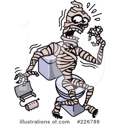 Royalty-Free (RF) Mummy Clipart Illustration by Zooco - Stock Sample #226786