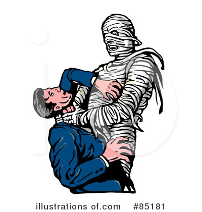 Royalty-Free (RF) Mummy Clipart Illustration by patrimonio - Stock Sample #85181