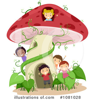 Royalty-Free (RF) Mushroom Clipart Illustration by BNP Design Studio - Stock Sample #1081028
