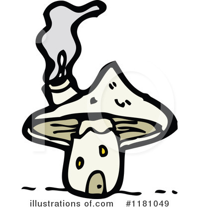 Royalty-Free (RF) Mushroom Clipart Illustration by lineartestpilot - Stock Sample #1181049