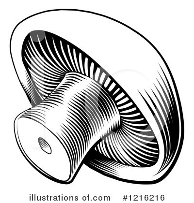Royalty-Free (RF) Mushroom Clipart Illustration by AtStockIllustration - Stock Sample #1216216