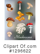 Mushroom Clipart #1296622 by Vector Tradition SM