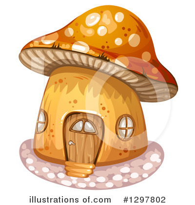 Royalty-Free (RF) Mushroom Clipart Illustration by merlinul - Stock Sample #1297802