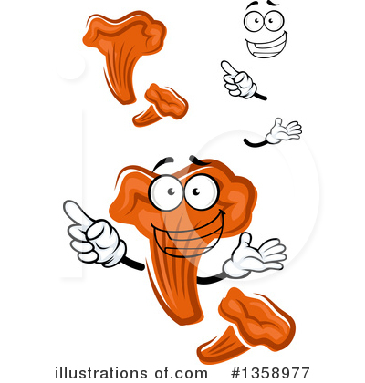 Royalty-Free (RF) Mushroom Clipart Illustration by Vector Tradition SM - Stock Sample #1358977
