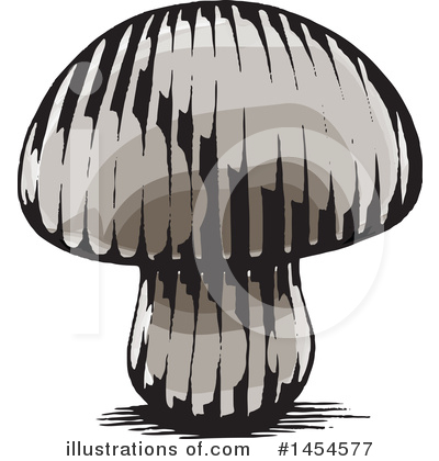 Royalty-Free (RF) Mushroom Clipart Illustration by cidepix - Stock Sample #1454577