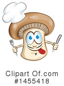 Mushroom Clipart #1455418 by Domenico Condello