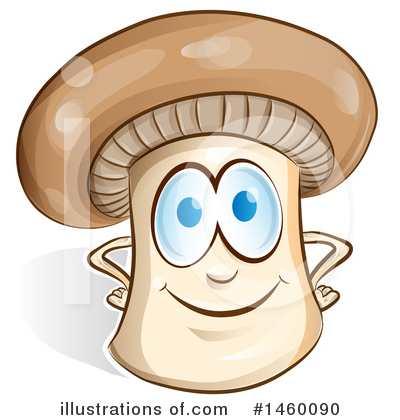 Mushroom Clipart #1460090 by Domenico Condello