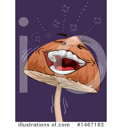 Royalty-Free (RF) Mushroom Clipart Illustration by BNP Design Studio - Stock Sample #1467183