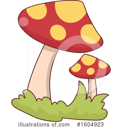Royalty-Free (RF) Mushroom Clipart Illustration by BNP Design Studio - Stock Sample #1604923