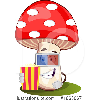 Royalty-Free (RF) Mushroom Clipart Illustration by Morphart Creations - Stock Sample #1665067