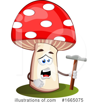 Royalty-Free (RF) Mushroom Clipart Illustration by Morphart Creations - Stock Sample #1665075