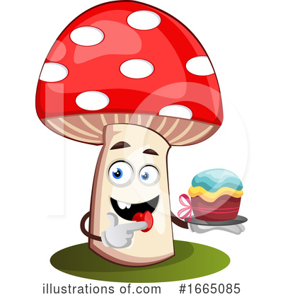 Royalty-Free (RF) Mushroom Clipart Illustration by Morphart Creations - Stock Sample #1665085