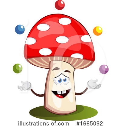 Royalty-Free (RF) Mushroom Clipart Illustration by Morphart Creations - Stock Sample #1665092