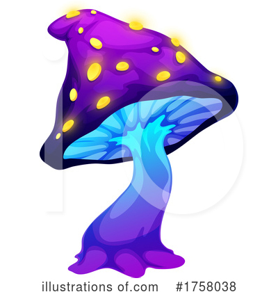 Royalty-Free (RF) Mushroom Clipart Illustration by Vector Tradition SM - Stock Sample #1758038
