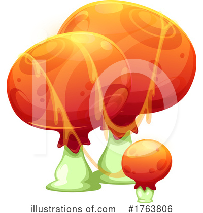 Royalty-Free (RF) Mushroom Clipart Illustration by Vector Tradition SM - Stock Sample #1763806