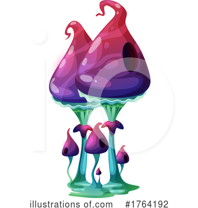 Royalty-Free (RF) Mushroom Clipart Illustration by Vector Tradition SM - Stock Sample #1764192