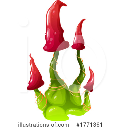 Royalty-Free (RF) Mushroom Clipart Illustration by Vector Tradition SM - Stock Sample #1771361