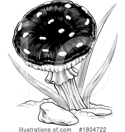 Mushrooms Clipart #1804722 by AtStockIllustration
