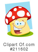 Mushroom Clipart #211602 by Hit Toon