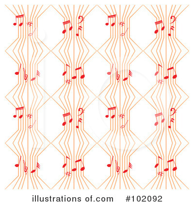 Royalty-Free (RF) Music Clipart Illustration by Cherie Reve - Stock Sample #102092
