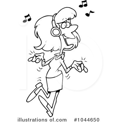 Royalty-Free (RF) Music Clipart Illustration by toonaday - Stock Sample #1044650