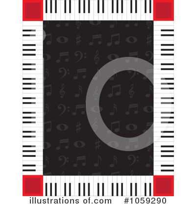 Piano Clipart #1059290 by Maria Bell