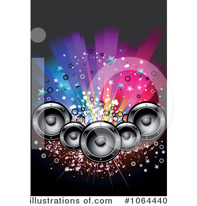 Music Speaker Clipart #1064440 by Vector Tradition SM
