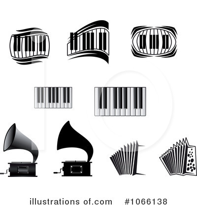 Royalty-Free (RF) Music Clipart Illustration by Vector Tradition SM - Stock Sample #1066138