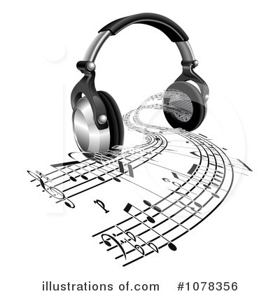 Music Notes Clipart #1078356 by AtStockIllustration