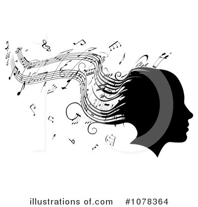 Music Notes Clipart #1078364 by AtStockIllustration