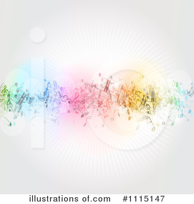 Music Notes Clipart #1115147 by KJ Pargeter