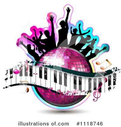 Royalty-Free (RF) Music Clipart Illustration by merlinul - Stock Sample #1118746