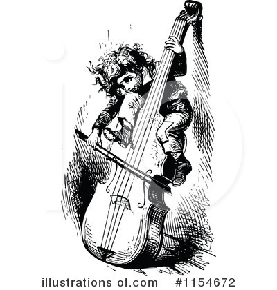 Violin Clipart #1154672 by Prawny Vintage