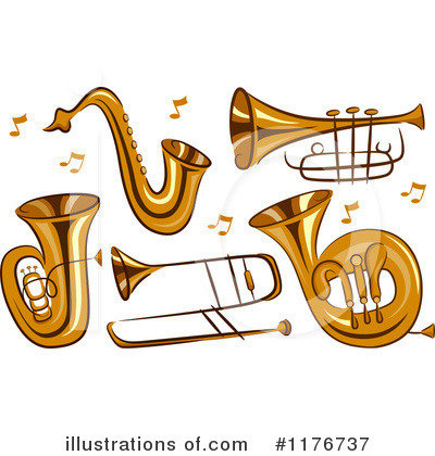 French Horn Clipart #1176737 by BNP Design Studio