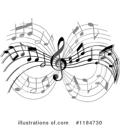 Royalty-Free (RF) Music Clipart Illustration by Vector Tradition SM - Stock Sample #1184730