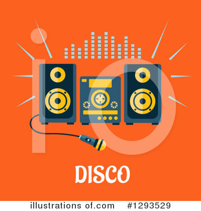 Music Speakers Clipart #1293529 by Vector Tradition SM