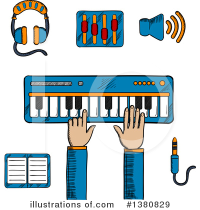 Keyboard Clipart #1380829 by Vector Tradition SM