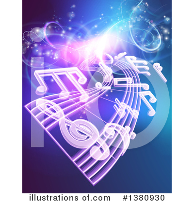 Sheet Music Clipart #1380930 by AtStockIllustration