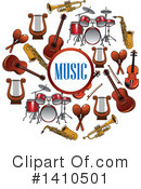 Music Clipart #1410501 by Vector Tradition SM