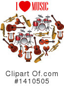Music Clipart #1410505 by Vector Tradition SM