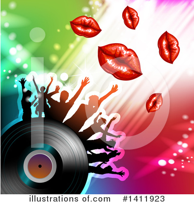 Royalty-Free (RF) Music Clipart Illustration by merlinul - Stock Sample #1411923